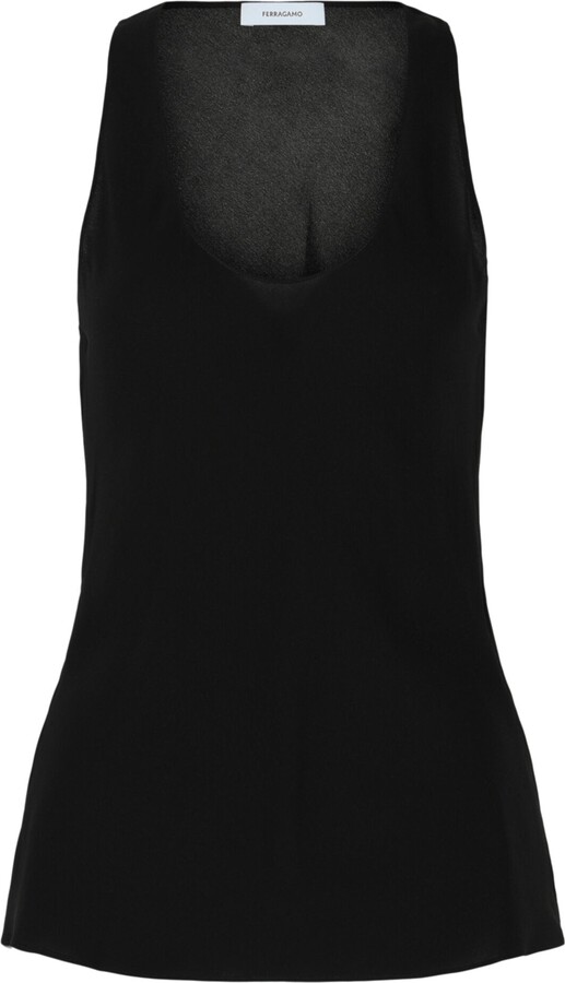 Ferragamo Silk Tank Top