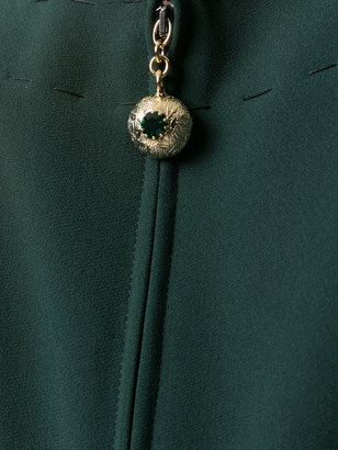 Dolce & Gabbana jewelled zip detail dress