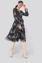 Thumbnail for your product : NA-KD Tie-Dye Midi Pleated Dress