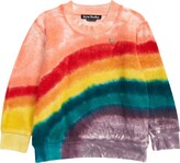 Thumbnail for your product : Acne Studios Kids' Mini Fairview Rainbow Face Patch Cotton Sweatshirt