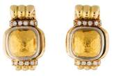 Thumbnail for your product : Chaumet 18K Diamond Scroll Earclip Earrings