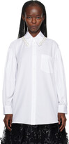 White Classic Puff Sleeve Shirt 