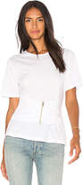 Thumbnail for your product : Monrow Zip Up Corset Tee
