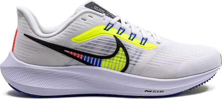 Nike Air Zoom Pegasus 39 Premium "White Volt Racer Blue" sneakers -  ShopStyle