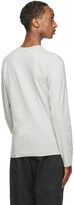 Thumbnail for your product : Comme des Garçons PLAY Grey Big Heart Long Sleeve T-Shirt