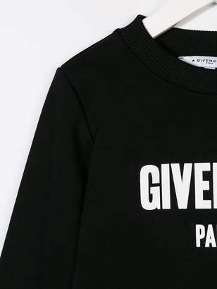 Givenchy Kids logo print sweatshirt