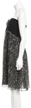 Diane von Furstenberg Silk Leopard Print Dress