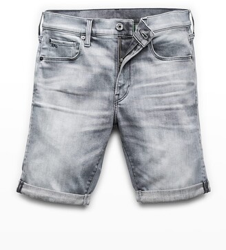 G Star Men's 3301 Slim-Fit Denim Shorts - ShopStyle