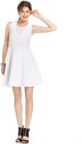 Thumbnail for your product : NY Collection Petite Petite Sleeveless Mesh Fit & Flare Dress
