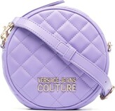 Thumbnail for your product : Versace Jeans Couture Womens Purple Leather Shoulder Bag