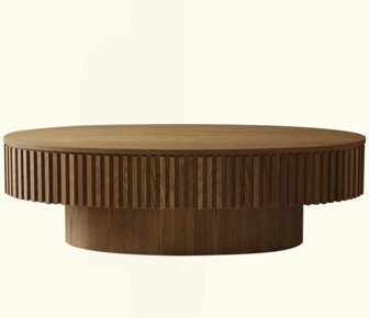 George Oliver Oval Coffee Table With Storage Solid Wood Veneered Modern Coffee Table Accent Tea Table For Living Room Bedroom Apartment Or Office