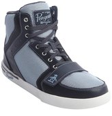 Thumbnail for your product : Original Penguin navy and blue canvas and leather 'Moby' high top sneakers