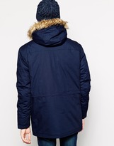 Thumbnail for your product : Selected Parka With Faux Fur Hood