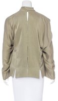 Thumbnail for your product : Tom Ford Satin Long Sleeve Blouse