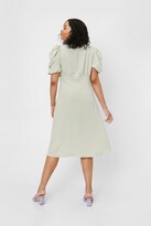 Thumbnail for your product : Nasty Gal Womens Plus Size V Neck Button Down Midi Dress