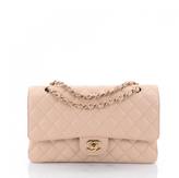 CHANEL Classic Double Flap Bag Quilted Caviar Medium