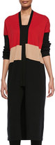 Thumbnail for your product : Joan Vass Colorblocked Knit Duster, Women's
