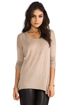 Thumbnail for your product : C&C California Long Sleeve Hi-Low Cashmere Blend Sweater