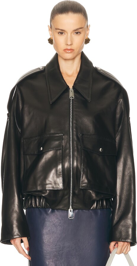 KHAITE Owey Jacket in Black