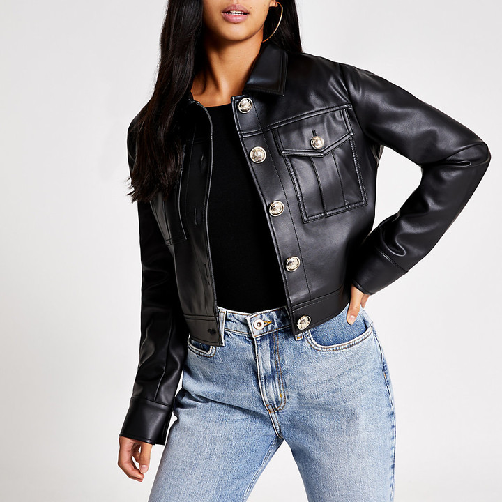river island cropped jacket