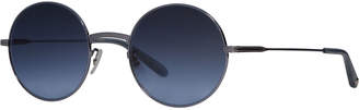 Garrett Leight Seville Round Metal Sunglasses