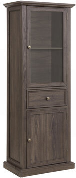 Latitude Run Tall Storage Cabinet Freestanding Cabinet With Glass Door And Shelves Sideboard Cabinet Cabinet With Drawer For Living Room Kitchen Dining Room