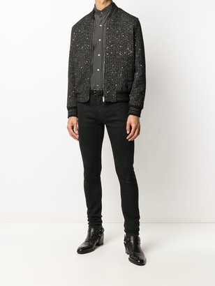 Tom Ford Band-Collar Buttoned Shirt