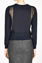 Thumbnail for your product : Vince Sheer Side Panel Crew Neck Jumper