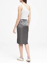 Thumbnail for your product : Banana Republic Satin Pencil Skirt with Side Slit