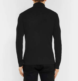 Theory Slim-Fit Ribbed Cashmere Rollneck Sweater