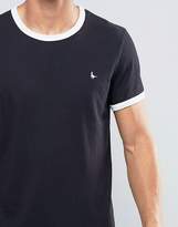 Thumbnail for your product : Jack Wills regular fit ringer t-shirt in black Exclusive at ASOS