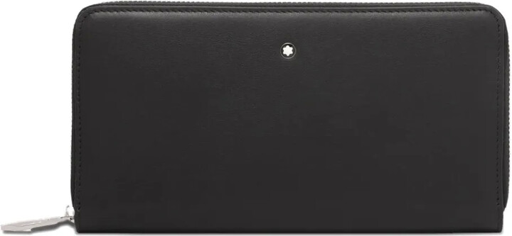Montblanc Zip-Around Leather Wallet