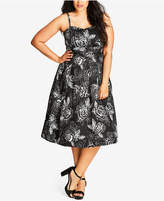 Thumbnail for your product : City Chic Trendy Plus Size Strapless Fit & Flare Dress