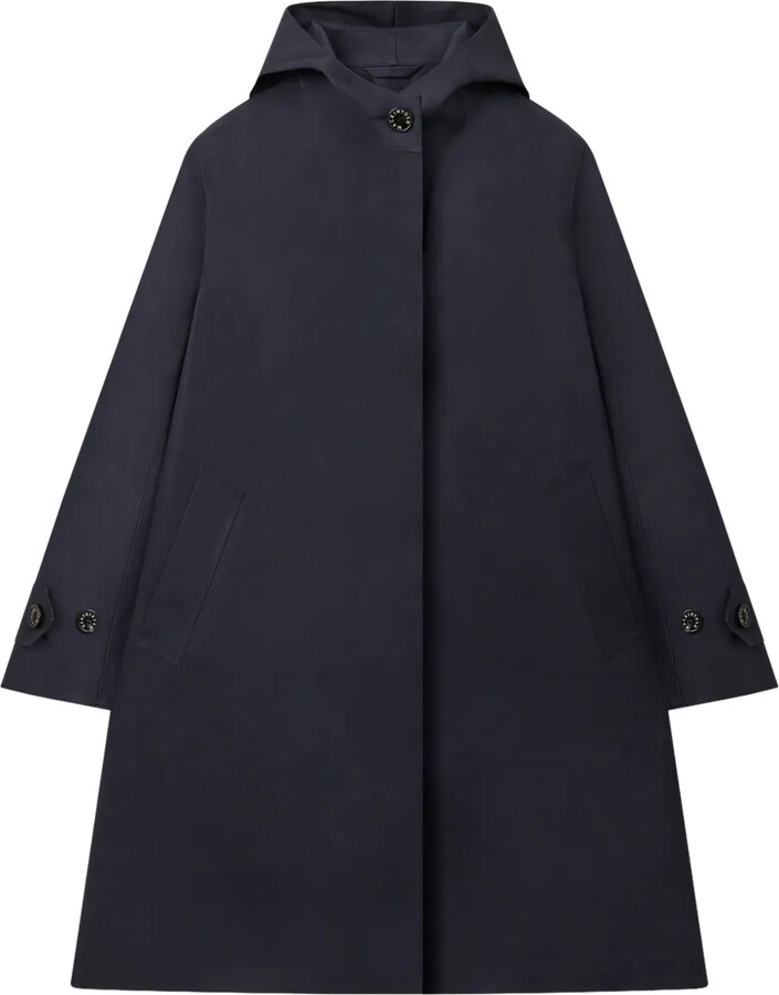 Banton Rubberised Cotton Mackintosh MACKINTOSH DUNKELD Black