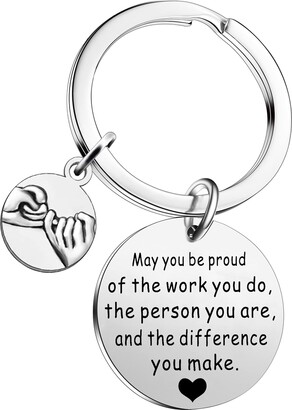 Ghloyza Colleague Keychain Appreciation Gift For Friends Coworker ...
