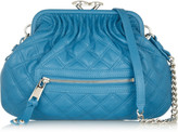 Thumbnail for your product : Marc Jacobs Little Stam quilted metallic leather shoulder bag