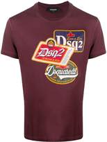 Thumbnail for your product : DSQUARED2 beer label print T-shirt