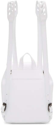 Off-White White Mini Diagonal Backpack