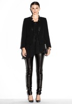 Thumbnail for your product : Milly Leather Collar Blazer