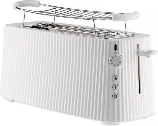 Alessi Plissé Long Double Compartment Toaster
