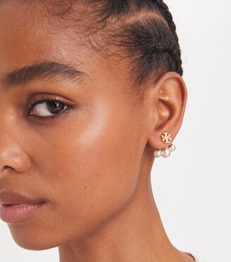 Tory Burch Kira Pearl Front-Back Earring - ShopStyle