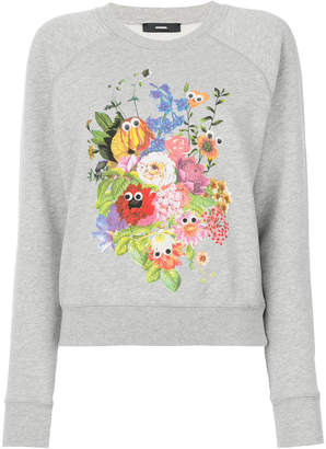 Diesel floral-print sweatshirt
