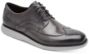 rockport marshall wingtip black