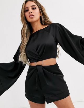 Significant Other dusk playsuit with cut-out waist