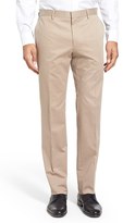 Thumbnail for your product : BOSS Men's 'Giro' Flat Front Solid Stretch Cotton Trousers