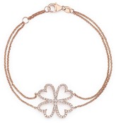 Thumbnail for your product : Bloomingdale's Diamond Four Leaf Clover Bracelet in 14K Rose Gold, .40 ct. t.w. - 100% Exclusive