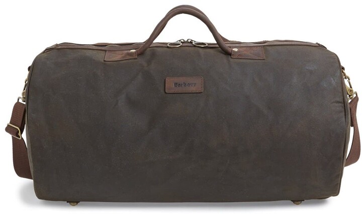 Barbour Waxed Canvas Duffle Bag - ShopStyle Travel Duffels & Totes