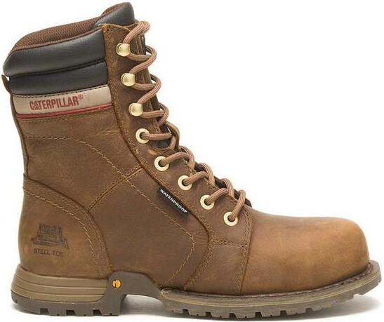Women's Cat Footwear Echo Waterproof Steel Toe Work Boots 9.5 Pyramid