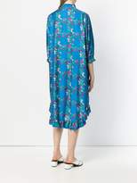 Thumbnail for your product : Kristina Ti floral print shift midi dress