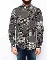 Thumbnail for your product : Ben Sherman Plectrum by Shirt with Geometric Print